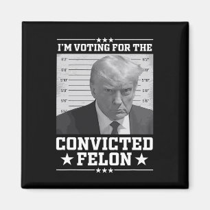 Aimant Mugshot Vote For The Felon Trump 2024 Trump Convic
