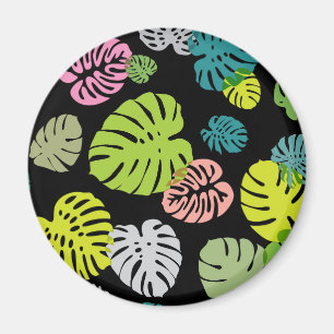 Aimant Multicolor Feuilles tropicaux 2