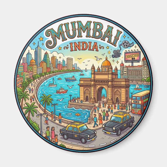 Aimant Mumbai Inde (Devant)