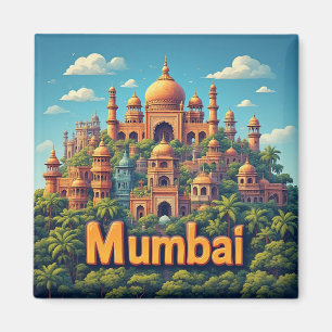 Aimant Mumbai Inde Voyage Souvenir 🗺️