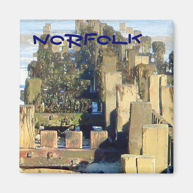 Aimant Mundesley Beach Groin, Norfolk, Royaume-Uni (Devant)