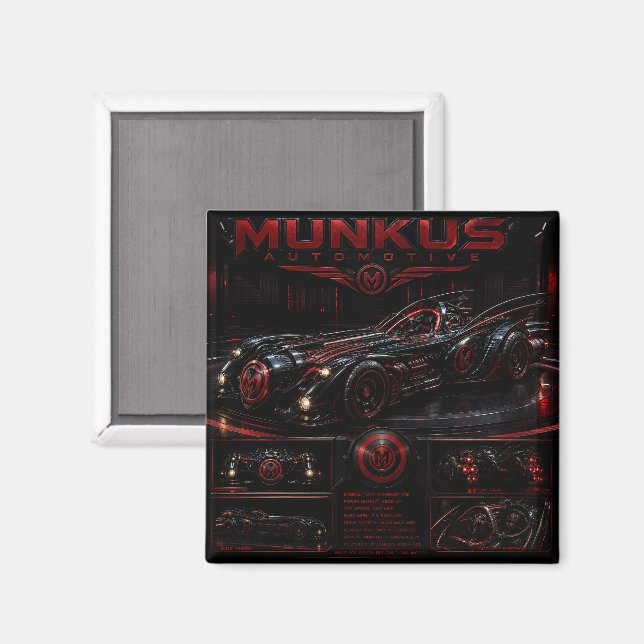 aimant munkus/aimant automobile munkus (Recto/Verso)