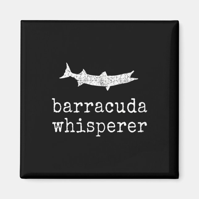 Aimant Murmureur de barracudas Drôle de pêche au barracud (Devant)