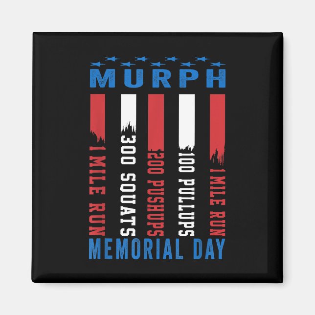 Aimant Murph Challenge American Memorial Day Workout (Devant)