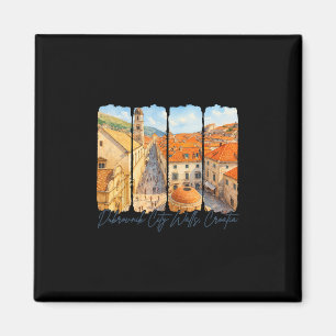 Aimant Murs de la ville de Dubrovnik Croatie Voyage Pince