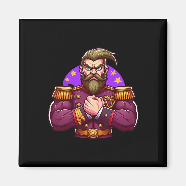 Aimant Muscles Flexiques Généraux Ventilateurs Bodybuildi (Devant)