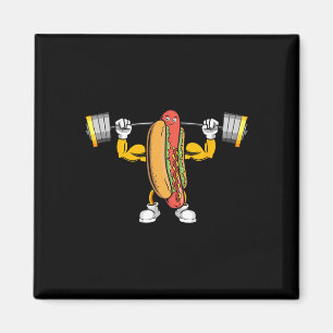 Aimant Musculaire Hot Dog Deadlift Bodybuilding Fitness F