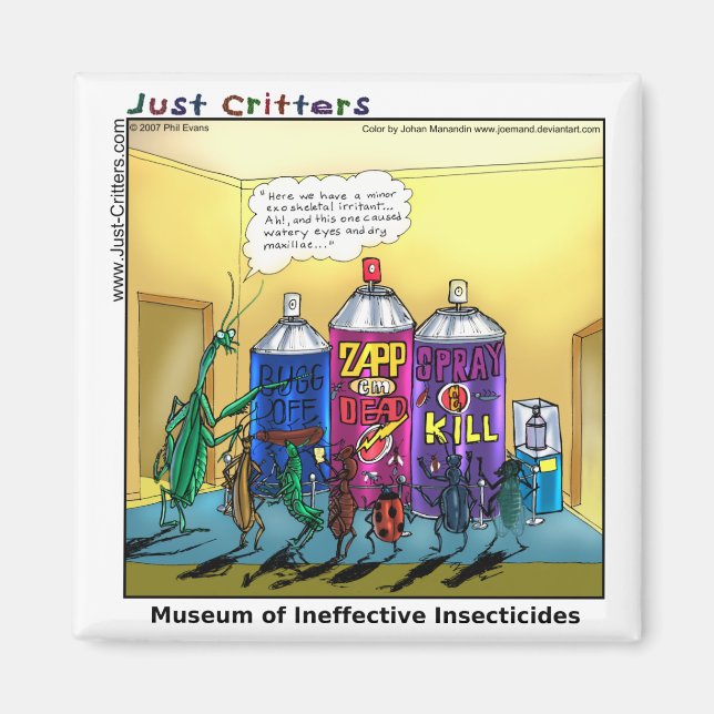 Aimant Musée des Insecticides Inefficaces (Devant)