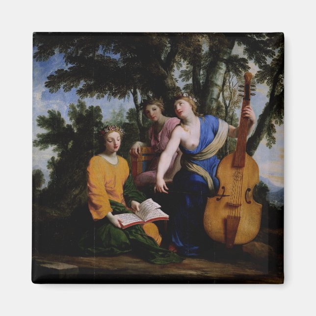 Aimant Muses Melpomene, Erato et Polymnia, 1652-55 (Devant)