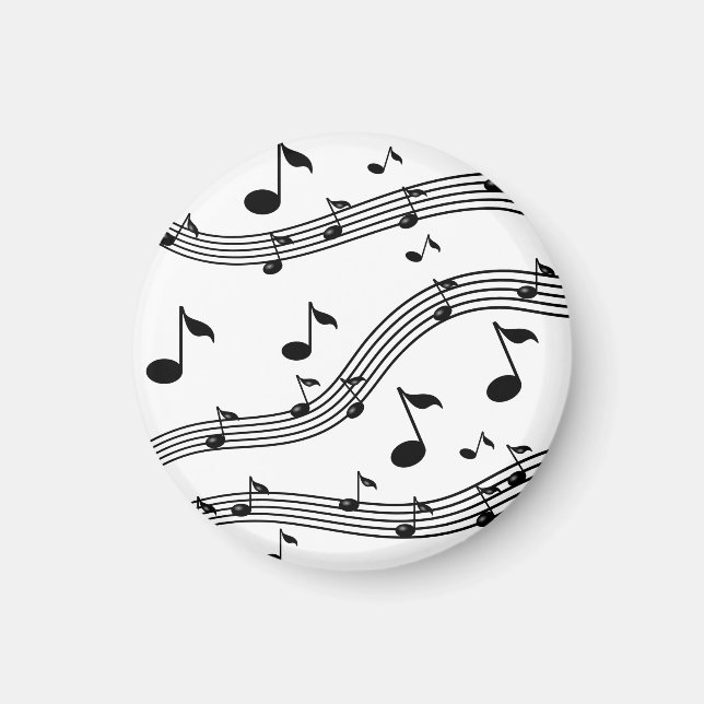 Aimant Music instrument sounds patterned (Devant)