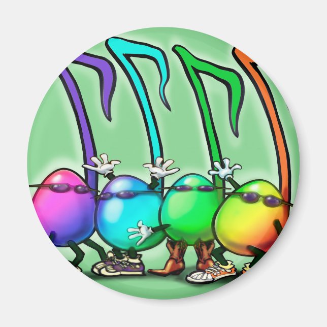 Aimant Music Notes Party (Devant)