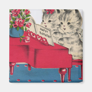 Aimant Musical Anniversaire Kittens