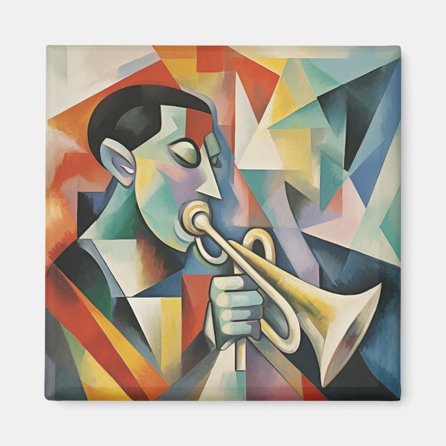 Aimant Musicien de jazz contemporain (Devant)