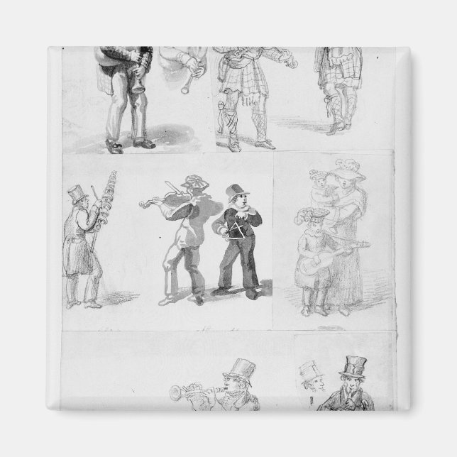 Aimant Musiciens de Londres (Devant)