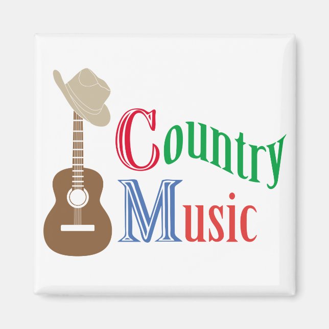 Aimant Musique country (Devant)