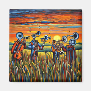 Aimant Musique dans la prairie 1