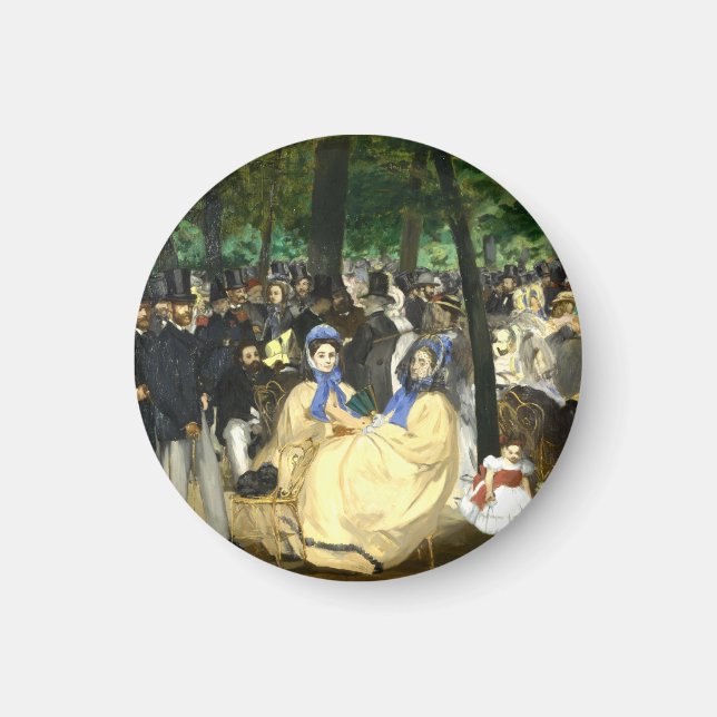 Aimant Musique dans les Tullérias Edouard Manet (Devant)