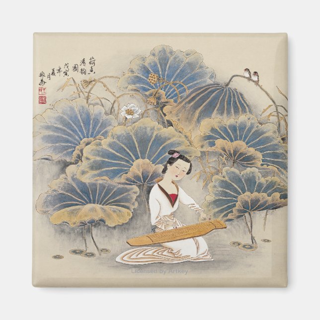 Aimant Musique de Lotus Pond (Devant)