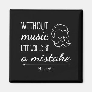 Aimant Musique Friedrich Nietzsche Citation Chemise