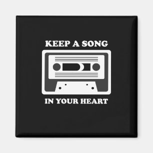 Aimant Musique Gardez Une Chanson Dans Votre Coeur
