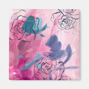 Aimant Musique intérieure - Croquis floral