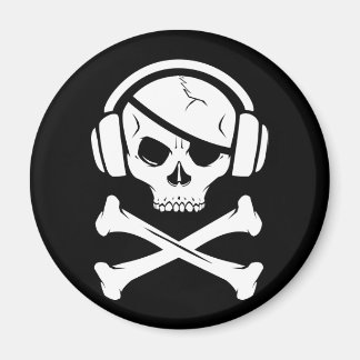Aimant Musique pirate piratage anti-riaa icône