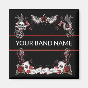 Aimant Musique Rockabilly Rock & Roll