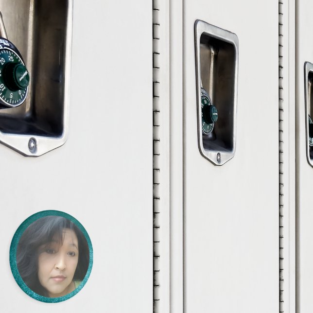 Aimant MVB Faux Velvet Conception personnalisée Turquoise (In situ (casier))