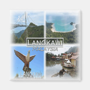 Aimant MY0025 Asie, Malaisie, Langakwi, réfrigérateur