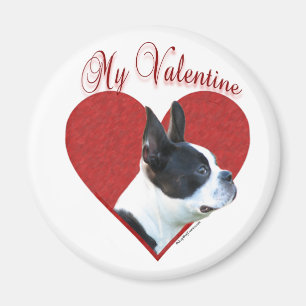 Aimant My Boston Terrier Valentine