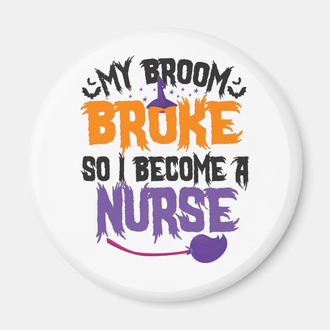 Aimant My Broom Broke donc je deviens une infirmière sorc (Devant)