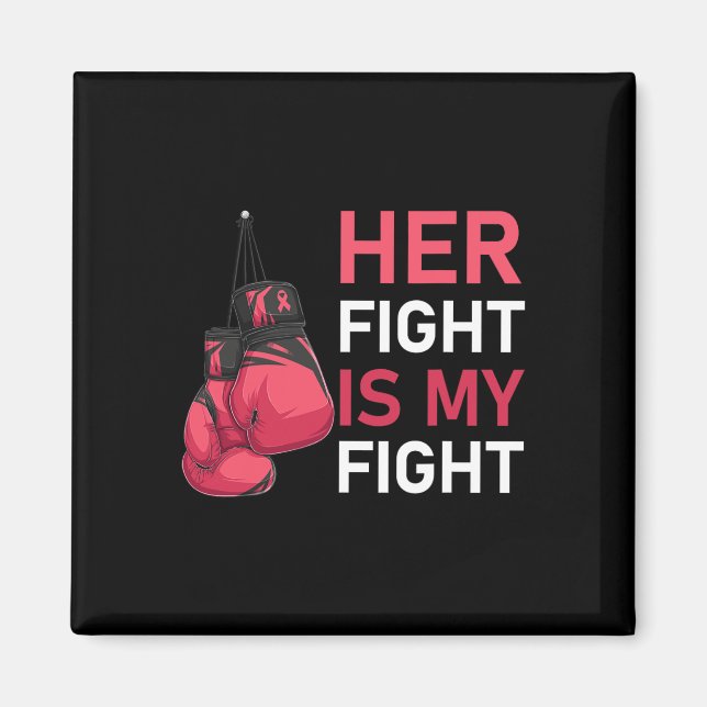 Aimant My Fight Breast Cancer Awareness Fami (Devant)