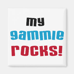 Aimant My Gammie Rocks T-shirts et cadeaux