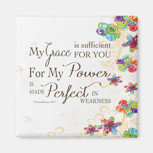 Aimant My Grace is Sufficient (Devant)