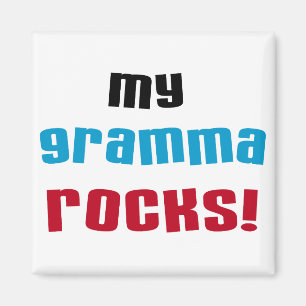 Aimant My Gramma Rocks T-shirts et cadeaux