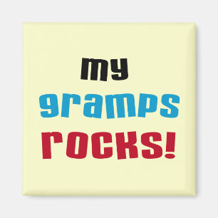 Aimant My Gramps Rocks T-shirts et cadeaux