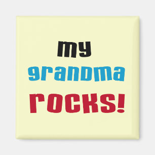 Aimant My Grandma Rocks T-shirts et cadeaux