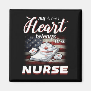 Aimant My Heart Belongs To A Nurse