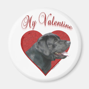 Aimant My Labrador Retriever Valentine