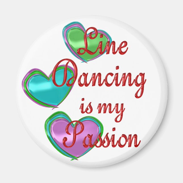 Aimant My Line Dancing Passion (Devant)