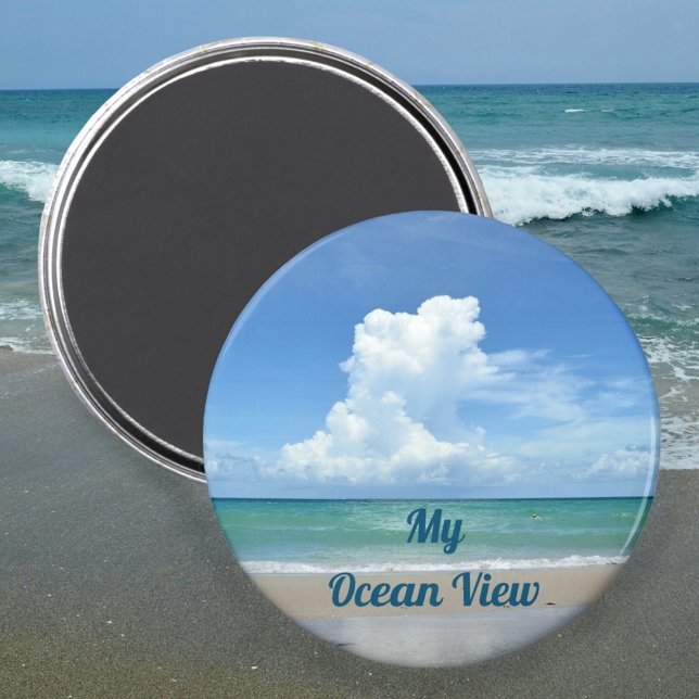 Aimant My Ocean View Beach personnalisable (Créateur téléchargé)