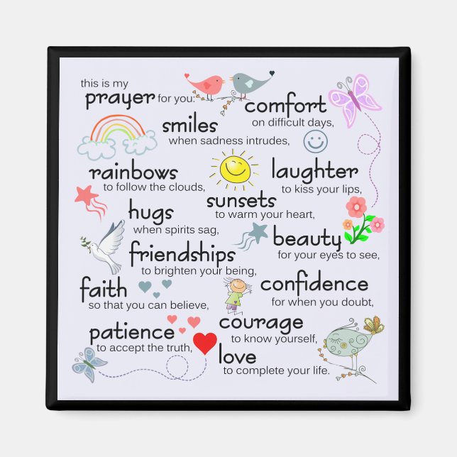 Aimant My Prayer For You | Black (Devant)