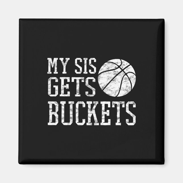 Aimant My Sis Gets Buckets - frère Bysketbyll Soeur (Devant)