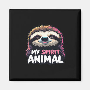 Aimant My Spirit Animal - Relaxy Lazy Design