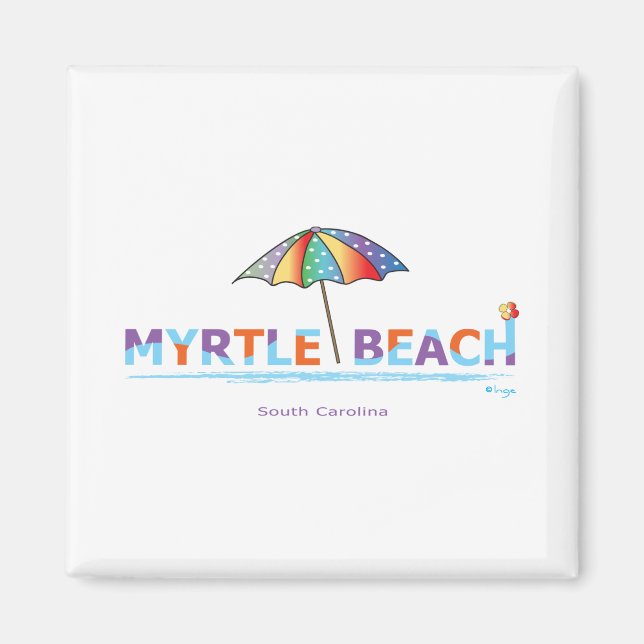 Aimant Myrtle Beach, Caroline du Sud, Amusants (Devant)