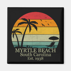 Aimant Myrtle Beach Caroline du Sud vintage