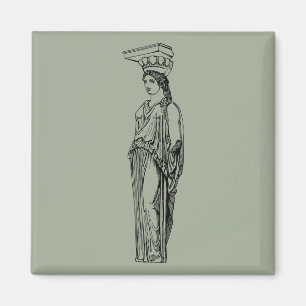 Aimant Mythologie caryatis, histoire, grec antique