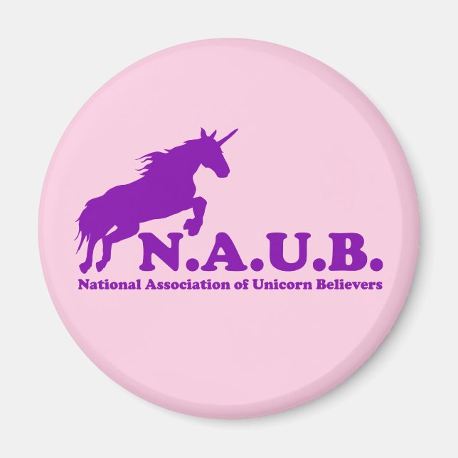 Aimant N.A.U.B Unicorn Belivers (Devant)