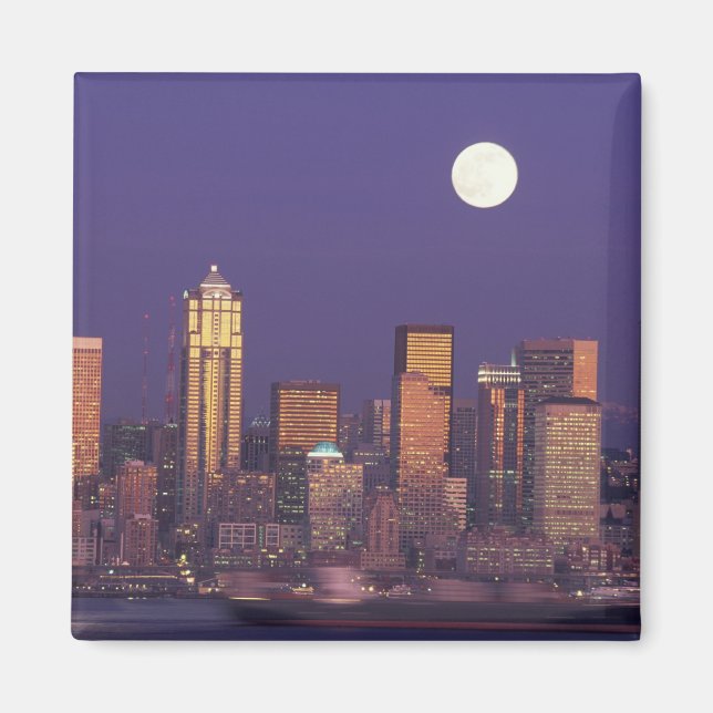 Aimant N.A., USA, Washington, Seattle Seattle skyline (Devant)