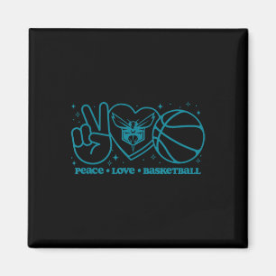 Aimant N Charlotte Hornets Paix Amour Crâne